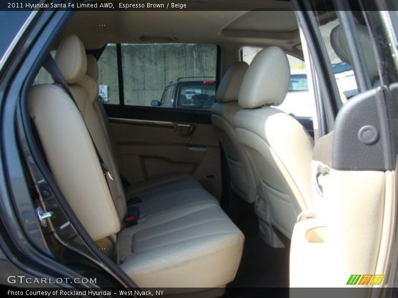 Espresso Brown / Beige 2011 Hyundai Santa Fe Limited AWD