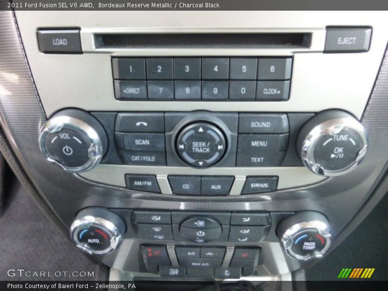 Bordeaux Reserve Metallic / Charcoal Black 2011 Ford Fusion SEL V6 AWD