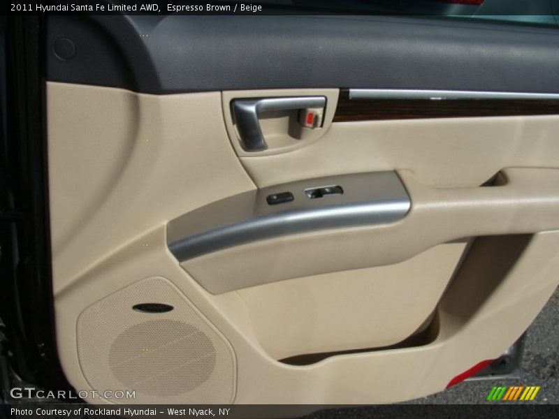 Espresso Brown / Beige 2011 Hyundai Santa Fe Limited AWD
