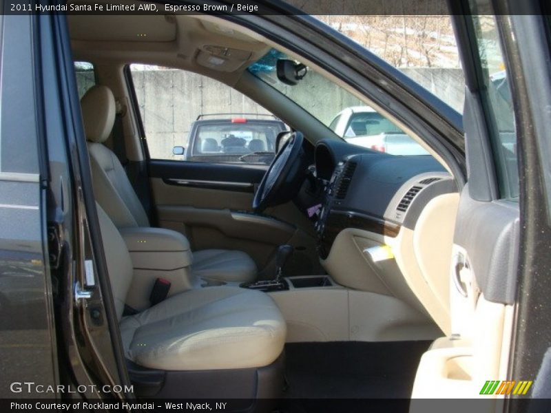 Espresso Brown / Beige 2011 Hyundai Santa Fe Limited AWD