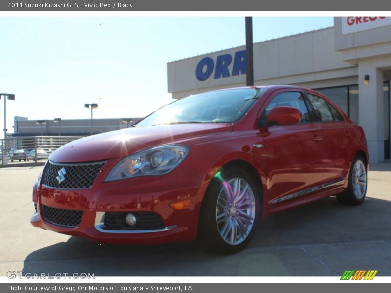 Vivid Red / Black 2011 Suzuki Kizashi GTS