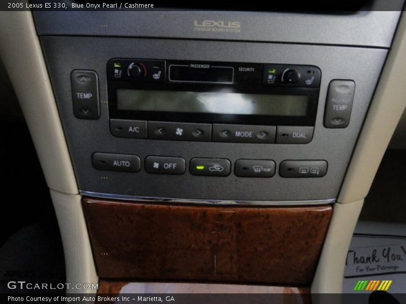 Blue Onyx Pearl / Cashmere 2005 Lexus ES 330