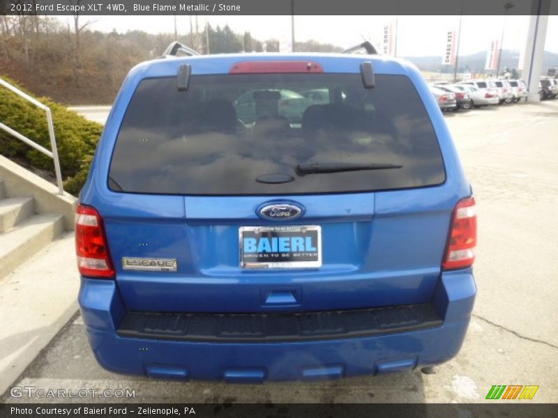 Blue Flame Metallic / Stone 2012 Ford Escape XLT 4WD