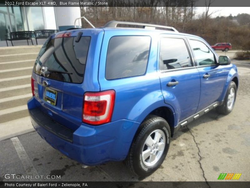 Blue Flame Metallic / Stone 2012 Ford Escape XLT 4WD