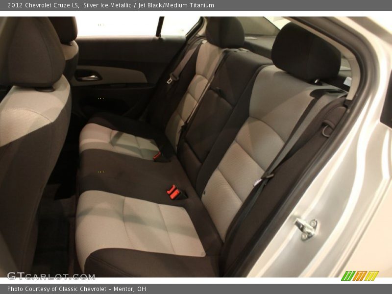Silver Ice Metallic / Jet Black/Medium Titanium 2012 Chevrolet Cruze LS