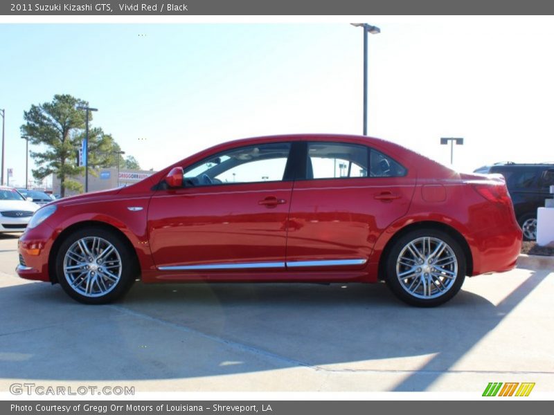 Vivid Red / Black 2011 Suzuki Kizashi GTS