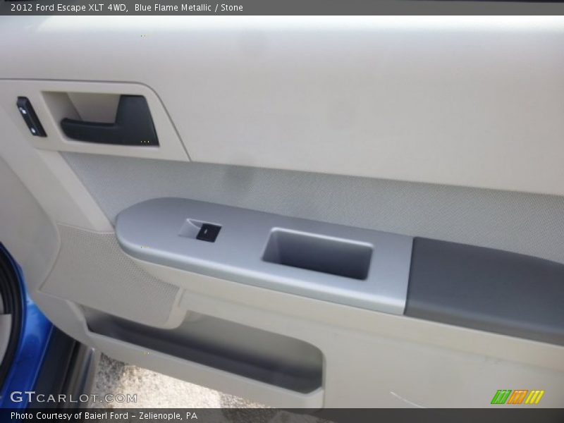 Blue Flame Metallic / Stone 2012 Ford Escape XLT 4WD