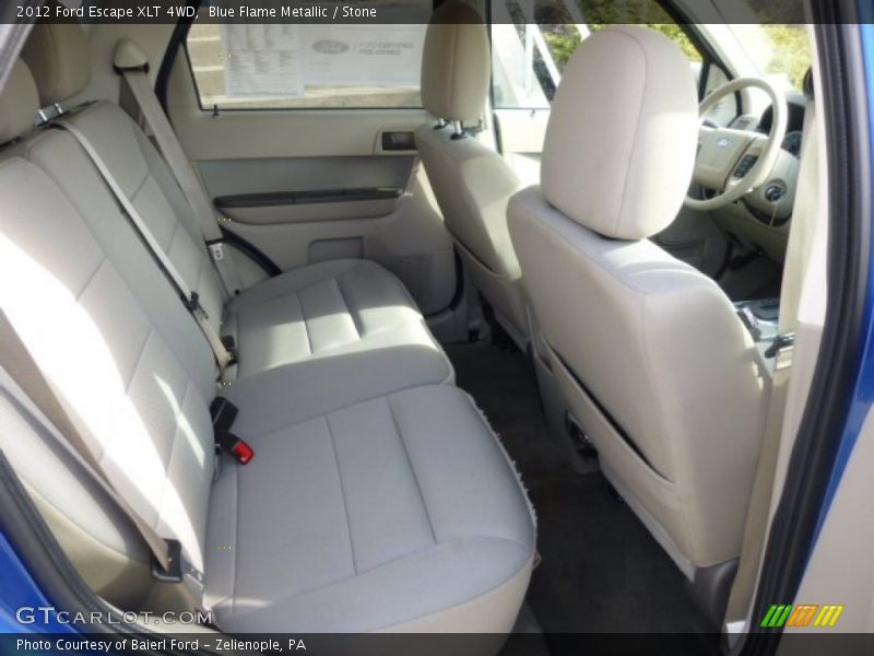 Blue Flame Metallic / Stone 2012 Ford Escape XLT 4WD
