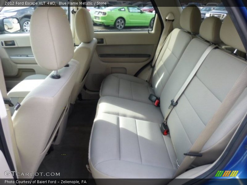 Blue Flame Metallic / Stone 2012 Ford Escape XLT 4WD