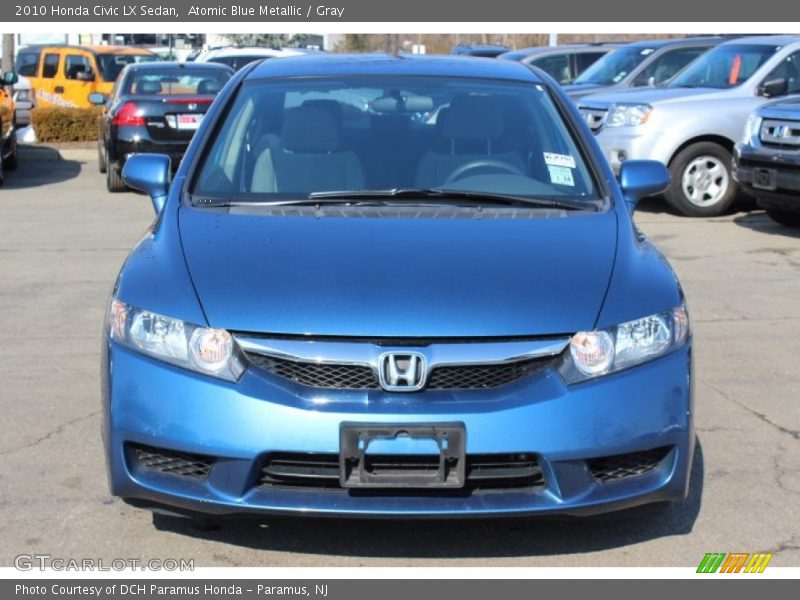 Atomic Blue Metallic / Gray 2010 Honda Civic LX Sedan