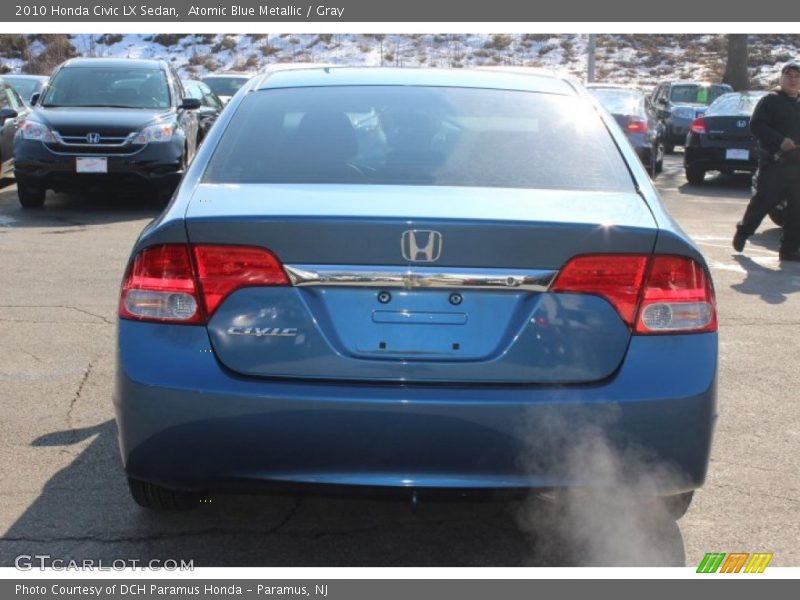 Atomic Blue Metallic / Gray 2010 Honda Civic LX Sedan