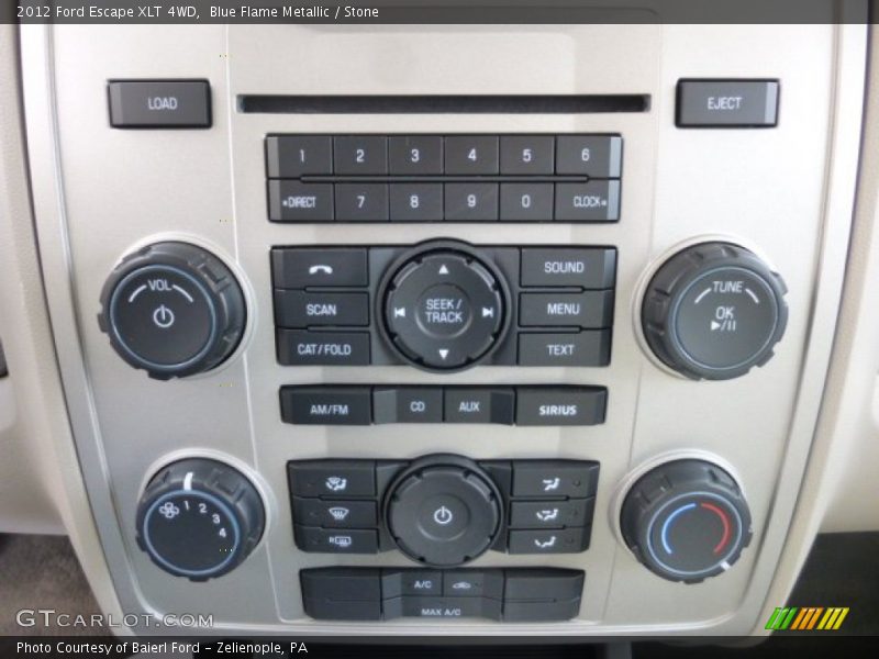 Blue Flame Metallic / Stone 2012 Ford Escape XLT 4WD