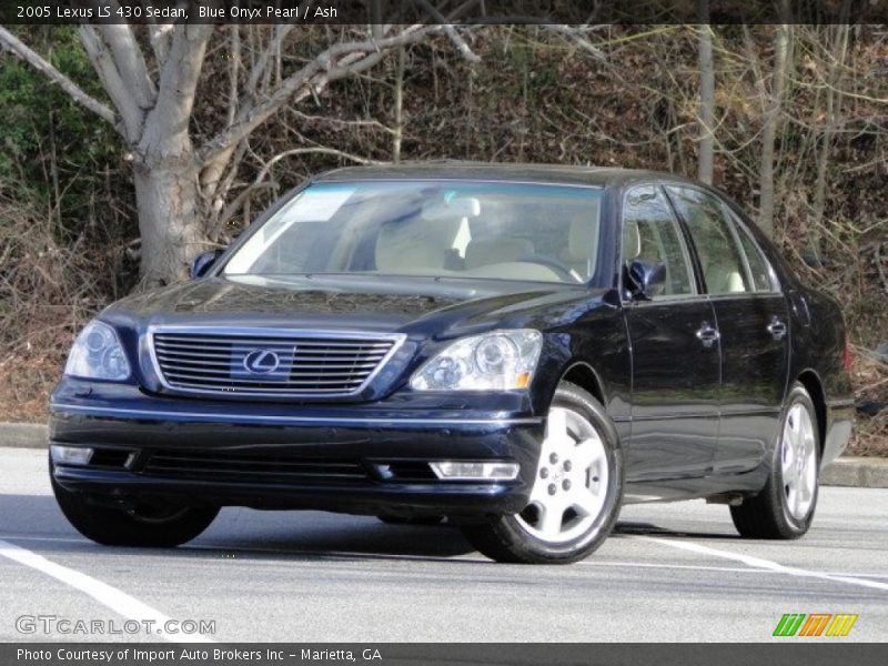 Blue Onyx Pearl / Ash 2005 Lexus LS 430 Sedan