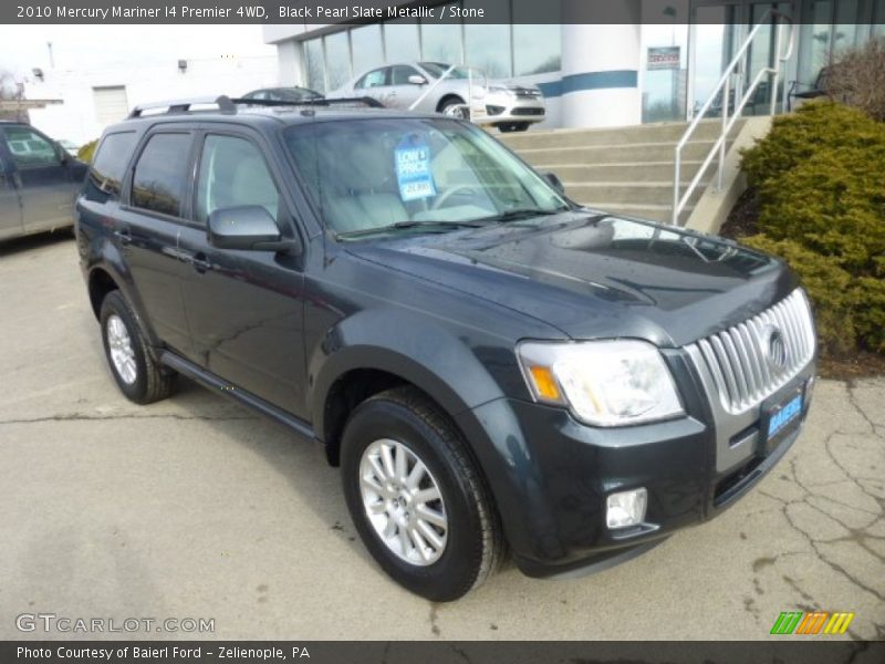Black Pearl Slate Metallic / Stone 2010 Mercury Mariner I4 Premier 4WD