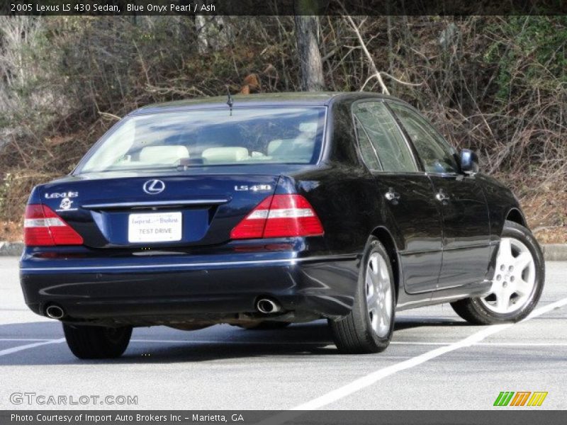 Blue Onyx Pearl / Ash 2005 Lexus LS 430 Sedan