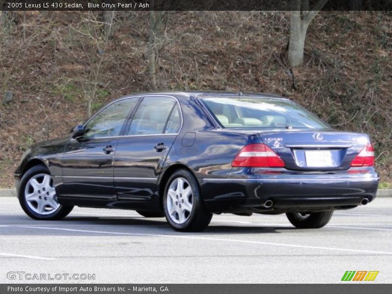 Blue Onyx Pearl / Ash 2005 Lexus LS 430 Sedan