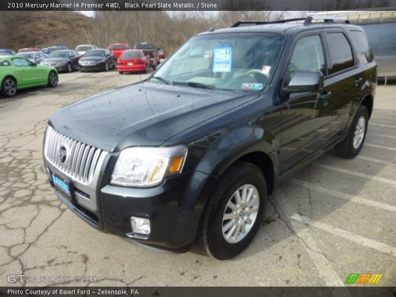 Black Pearl Slate Metallic / Stone 2010 Mercury Mariner I4 Premier 4WD