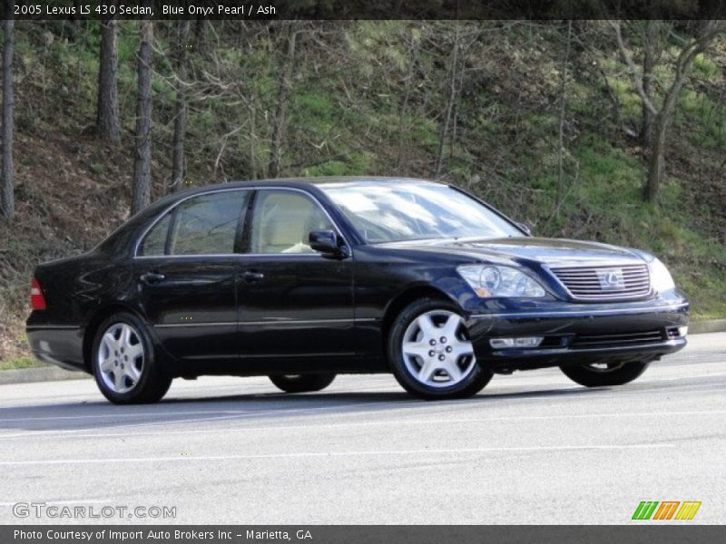 Blue Onyx Pearl / Ash 2005 Lexus LS 430 Sedan
