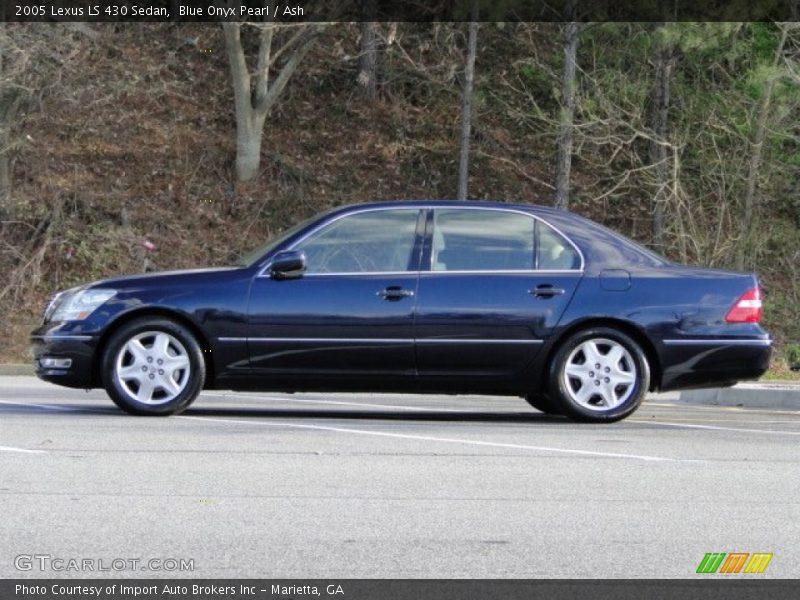 Blue Onyx Pearl / Ash 2005 Lexus LS 430 Sedan