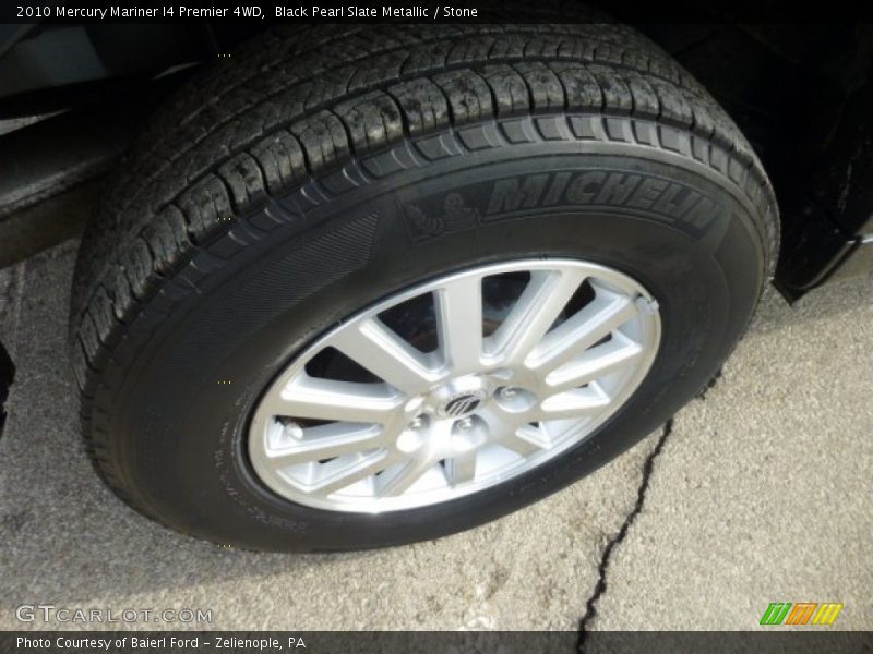 Black Pearl Slate Metallic / Stone 2010 Mercury Mariner I4 Premier 4WD