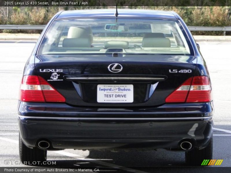Blue Onyx Pearl / Ash 2005 Lexus LS 430 Sedan