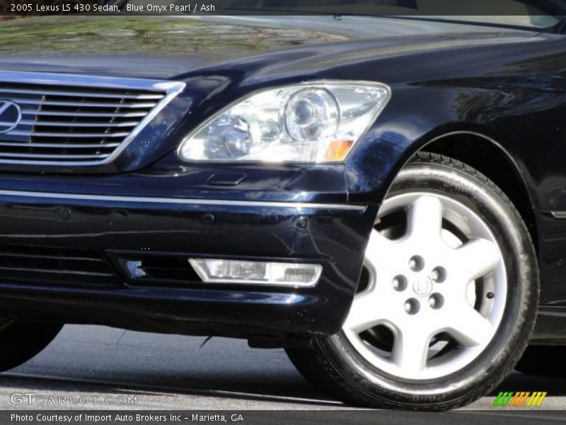 Blue Onyx Pearl / Ash 2005 Lexus LS 430 Sedan