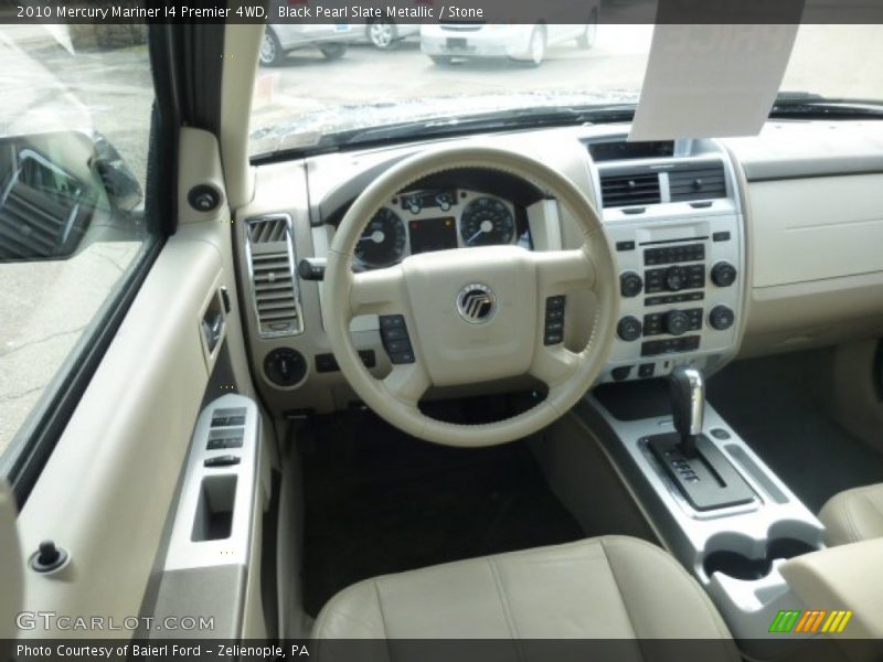Black Pearl Slate Metallic / Stone 2010 Mercury Mariner I4 Premier 4WD