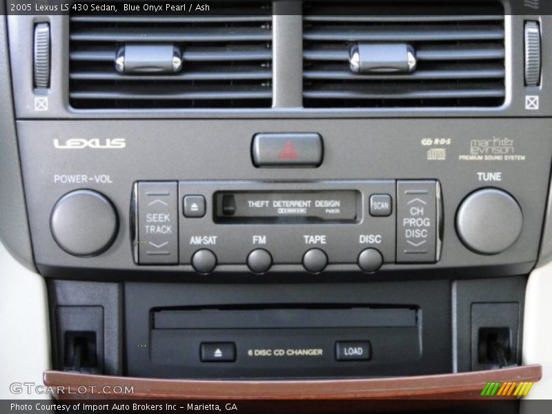 Blue Onyx Pearl / Ash 2005 Lexus LS 430 Sedan
