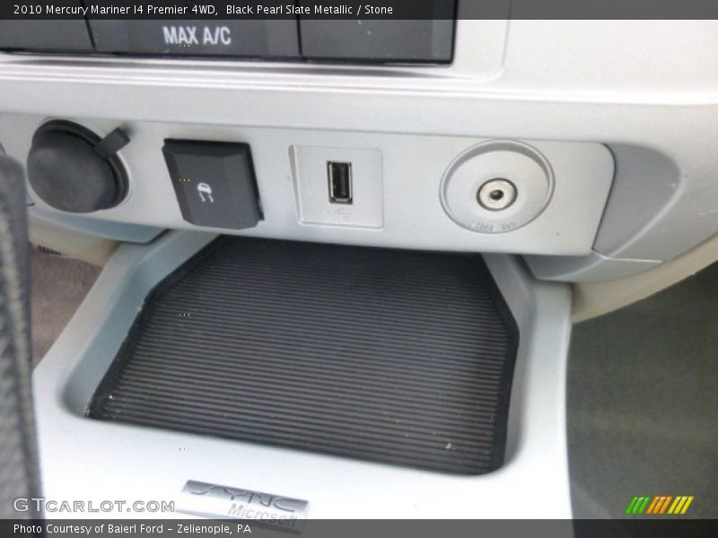 Black Pearl Slate Metallic / Stone 2010 Mercury Mariner I4 Premier 4WD