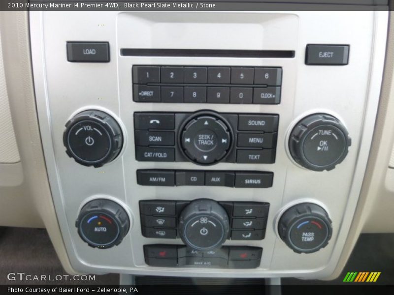 Black Pearl Slate Metallic / Stone 2010 Mercury Mariner I4 Premier 4WD
