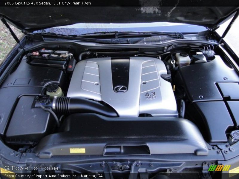 Blue Onyx Pearl / Ash 2005 Lexus LS 430 Sedan