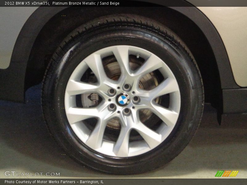 Platinum Bronze Metallic / Sand Beige 2012 BMW X5 xDrive35i