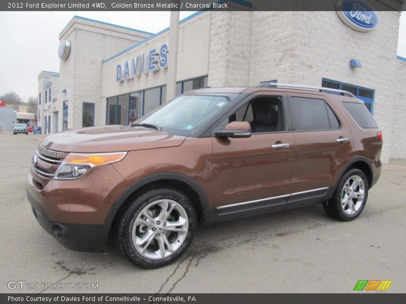 Golden Bronze Metallic / Charcoal Black 2012 Ford Explorer Limited 4WD