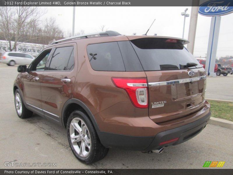 Golden Bronze Metallic / Charcoal Black 2012 Ford Explorer Limited 4WD