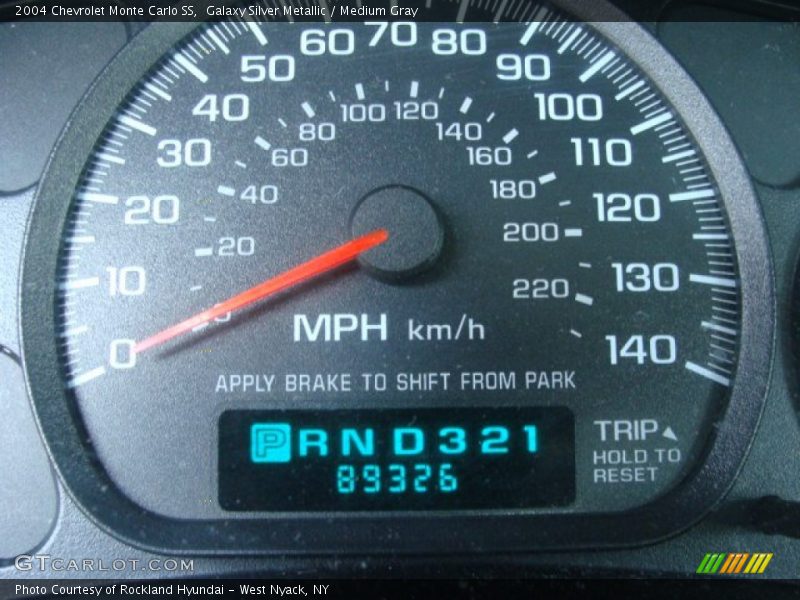 Galaxy Silver Metallic / Medium Gray 2004 Chevrolet Monte Carlo SS