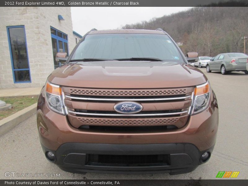 Golden Bronze Metallic / Charcoal Black 2012 Ford Explorer Limited 4WD