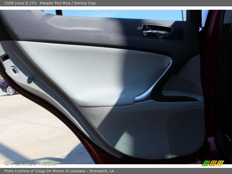 Matador Red Mica / Sterling Gray 2008 Lexus IS 250