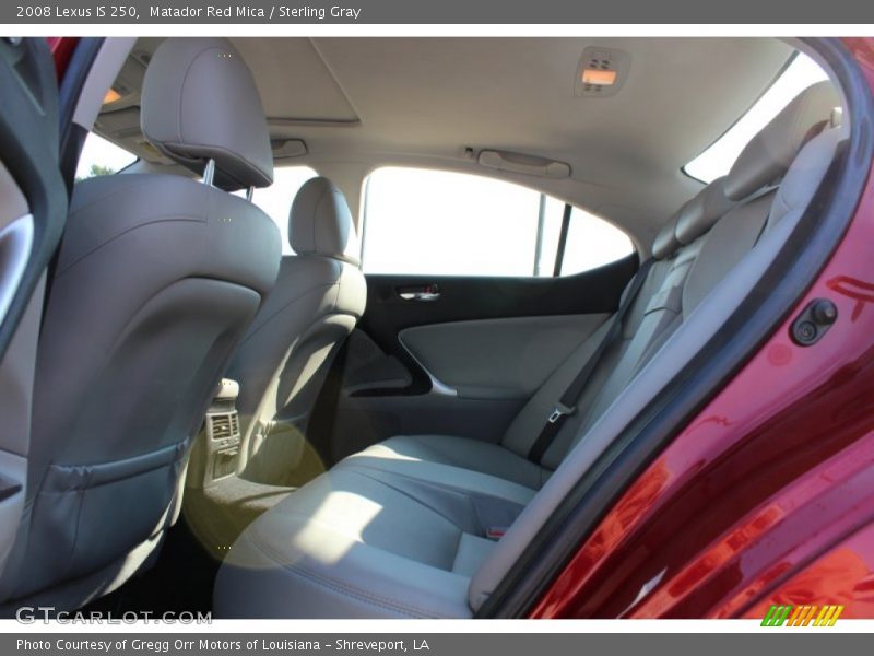 Matador Red Mica / Sterling Gray 2008 Lexus IS 250