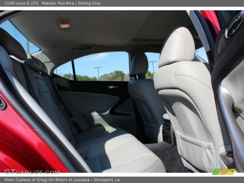 Matador Red Mica / Sterling Gray 2008 Lexus IS 250