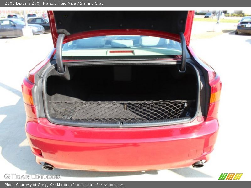 Matador Red Mica / Sterling Gray 2008 Lexus IS 250