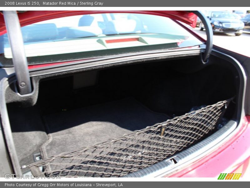 Matador Red Mica / Sterling Gray 2008 Lexus IS 250