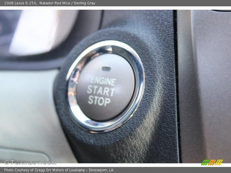 Matador Red Mica / Sterling Gray 2008 Lexus IS 250