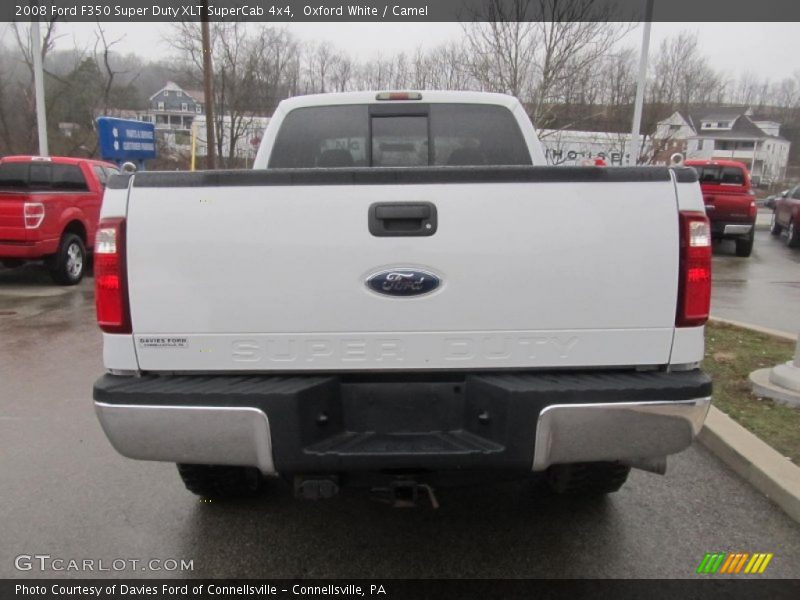 Oxford White / Camel 2008 Ford F350 Super Duty XLT SuperCab 4x4