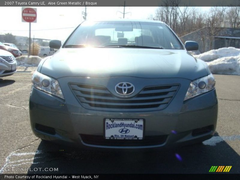 Aloe Green Metallic / Bisque 2007 Toyota Camry LE