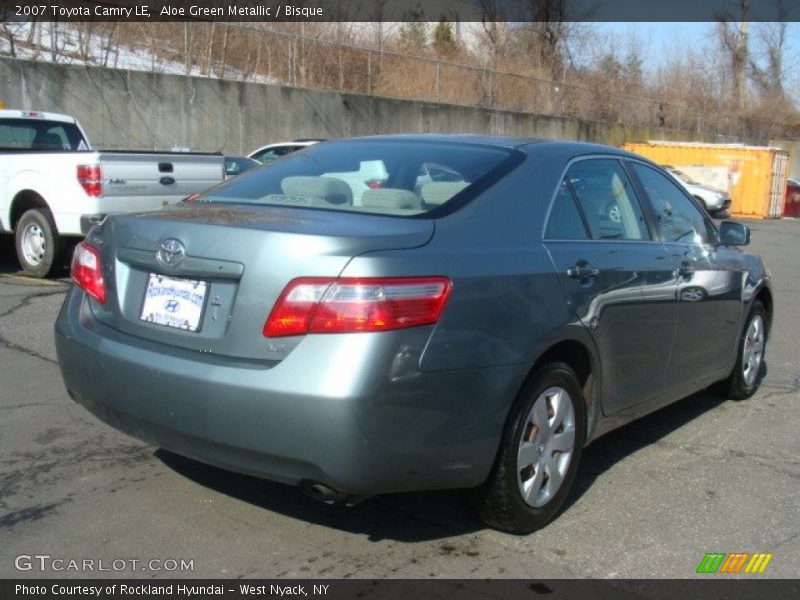 Aloe Green Metallic / Bisque 2007 Toyota Camry LE