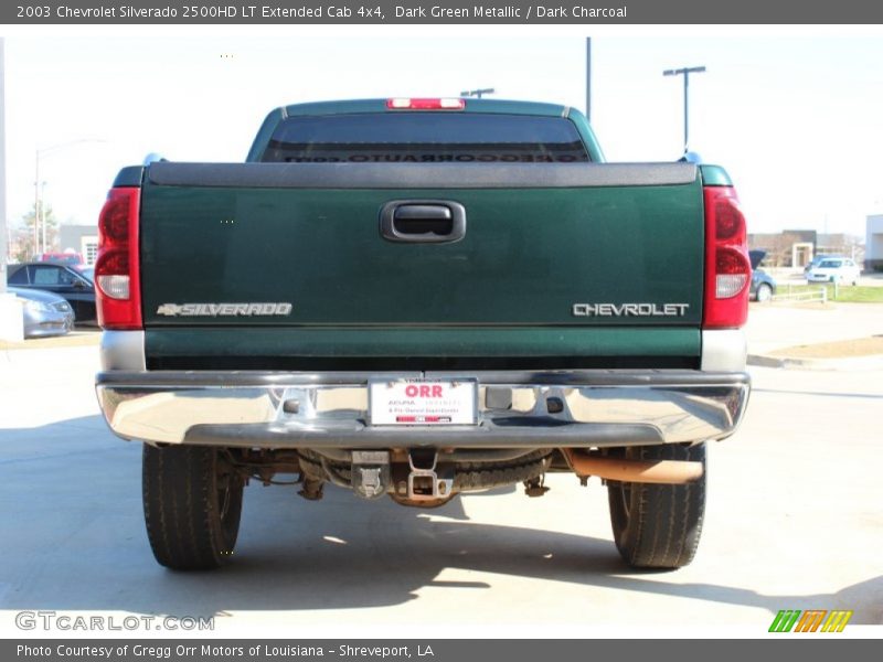 Dark Green Metallic / Dark Charcoal 2003 Chevrolet Silverado 2500HD LT Extended Cab 4x4