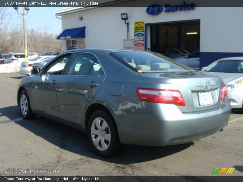 Aloe Green Metallic / Bisque 2007 Toyota Camry LE