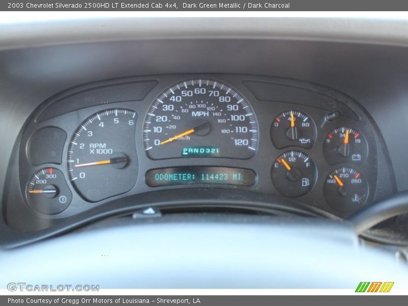 Controls of 2003 Silverado 2500HD LT Extended Cab 4x4