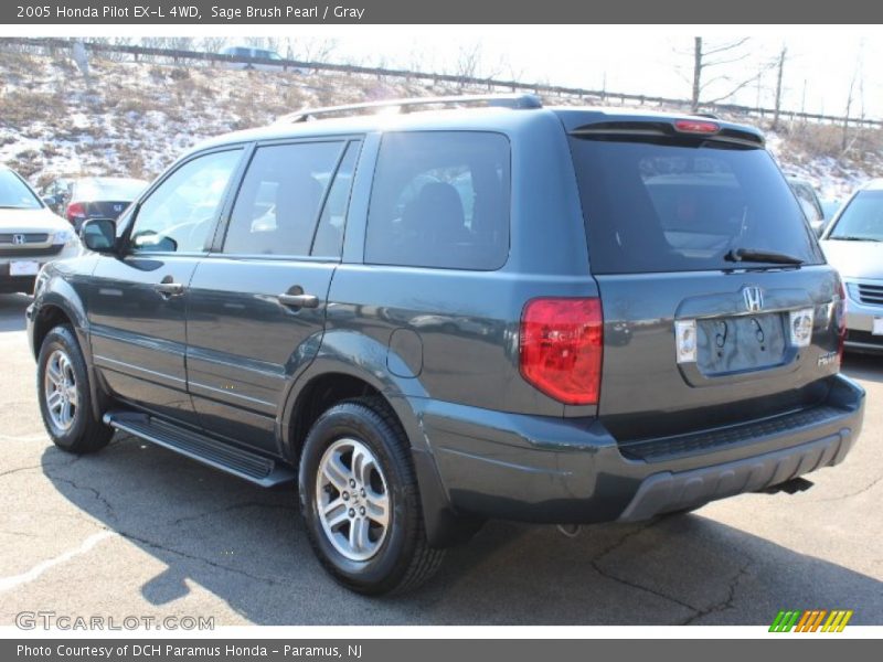 Sage Brush Pearl / Gray 2005 Honda Pilot EX-L 4WD