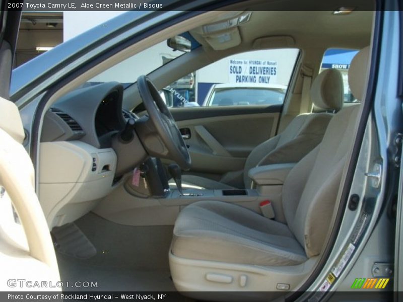 Aloe Green Metallic / Bisque 2007 Toyota Camry LE